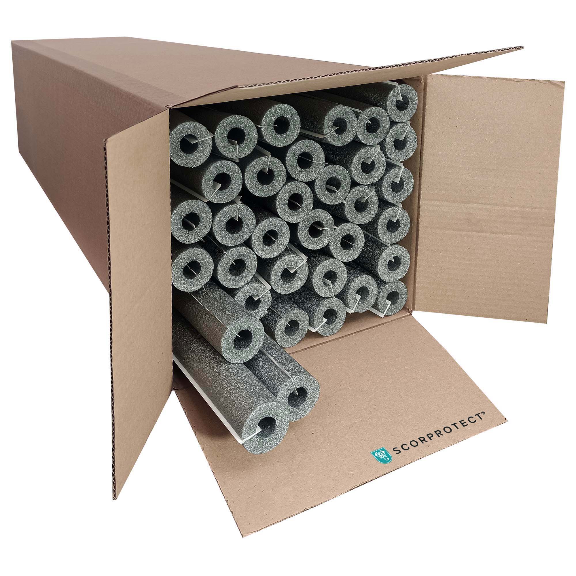 PE Rohrisolierung selbstklebend 1 m ganzer Karton Farbe grau PE Rohrisolierung selbstklebend 1 m ganzer Karton Farbe grau