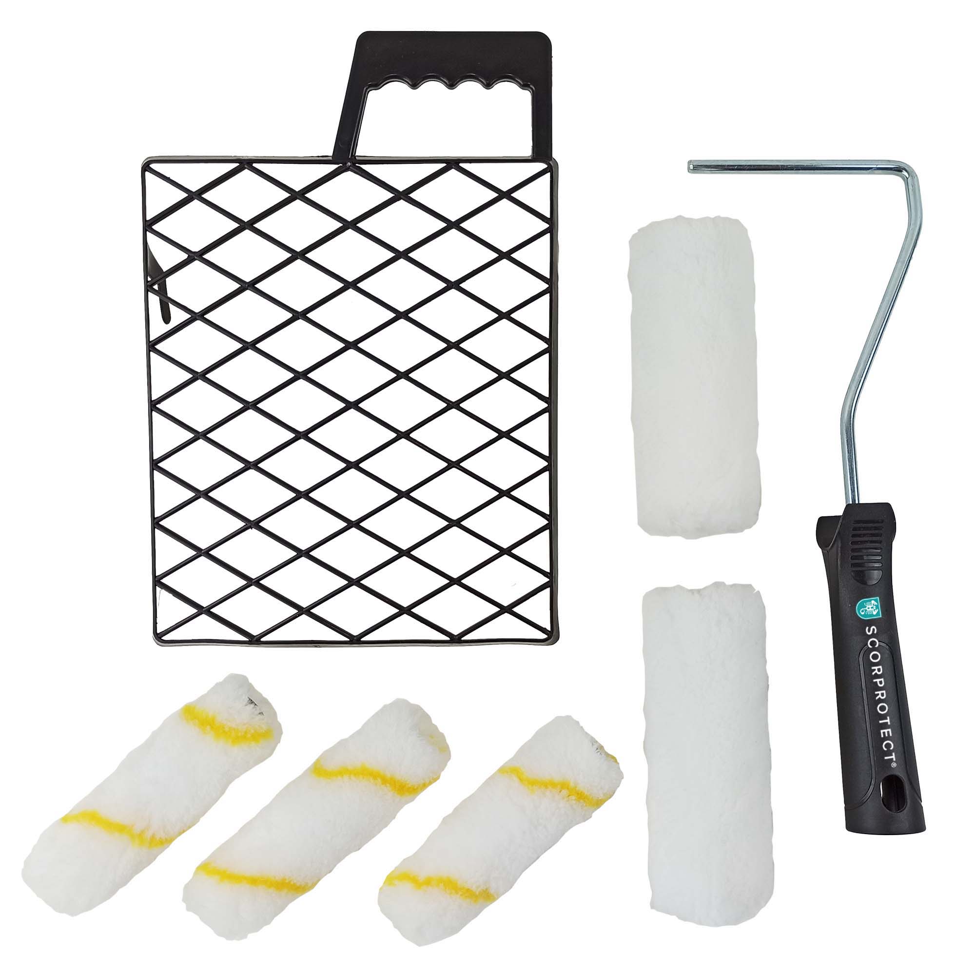 Scorprotect® Streich-Set 7-teilig mit Farbwalze und Abstreifgitter Scorprotect® Streich-Set 7-teilig mit Farbwalze und Abstreifgitter