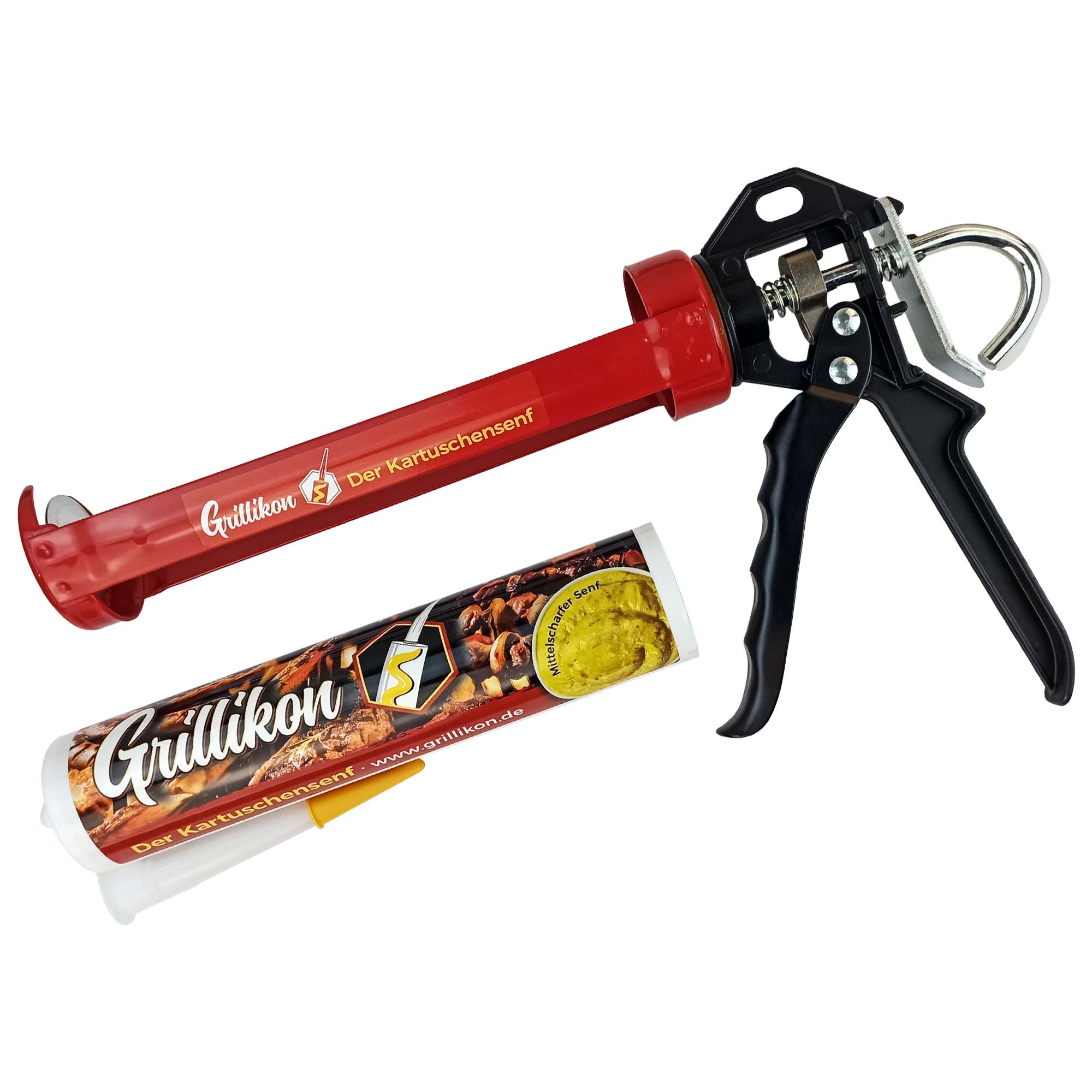 Grillikon Kartuschensoße Set mit Kartuschenpresse Grillikon Kartuschensoße Set mit Kartuschenpresse
