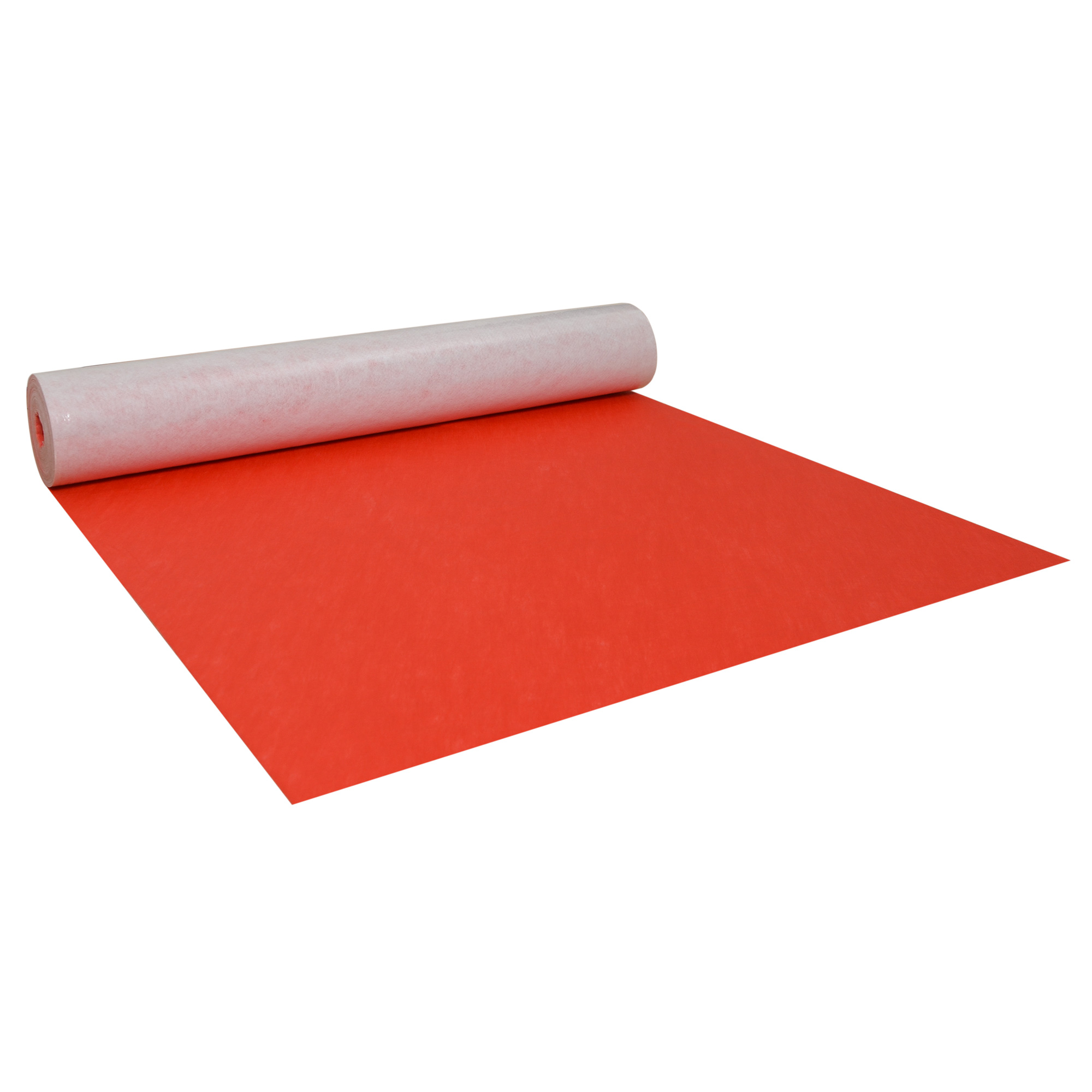 Treppenschutzvlies Rot 25 m² Abdeckvlies selbstklebend 160 g/m²
