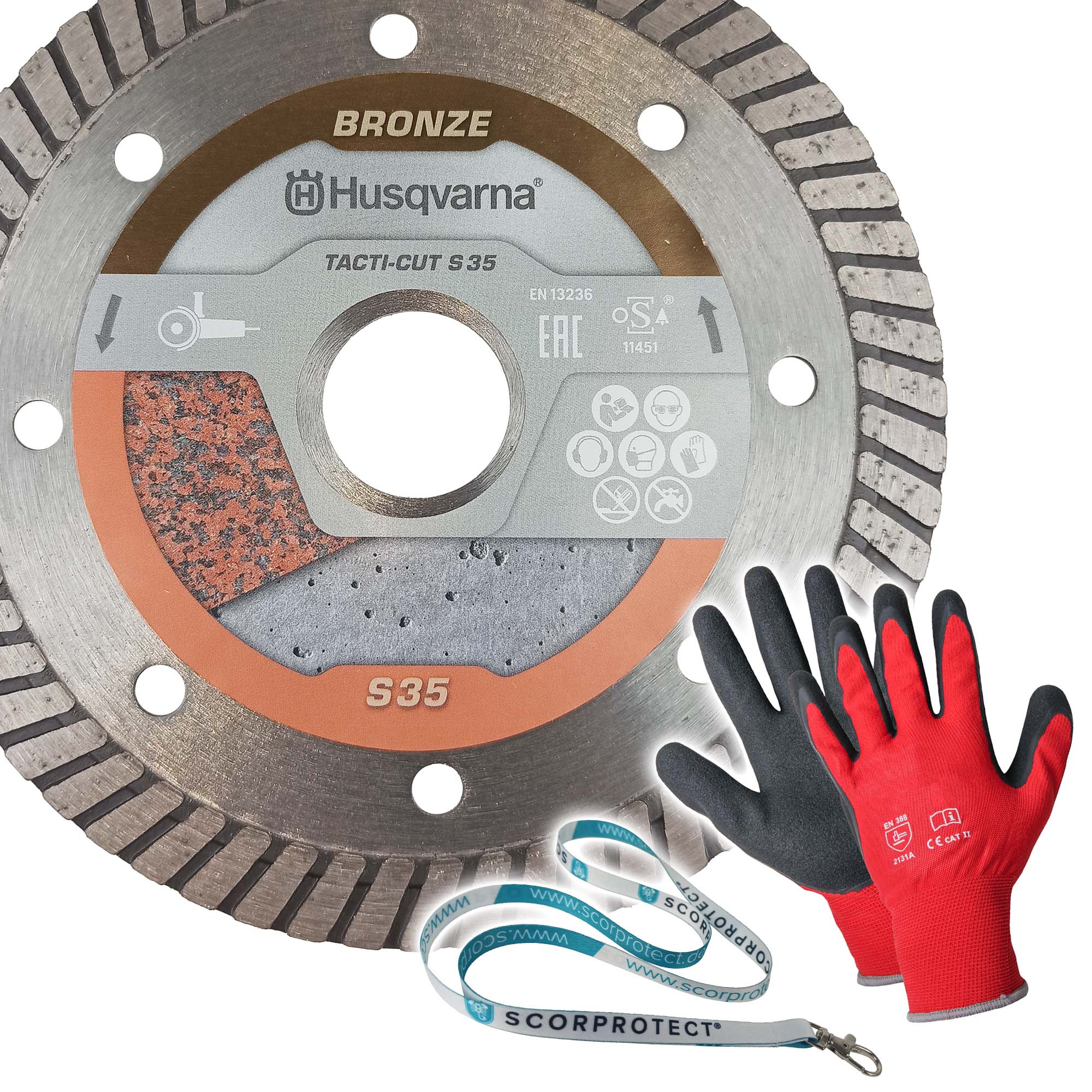 Original Tacti-Cut S35 für Husqvarna Winkelschleifer Original Tacti-Cut S35 für Husqvarna Winkelschleifer