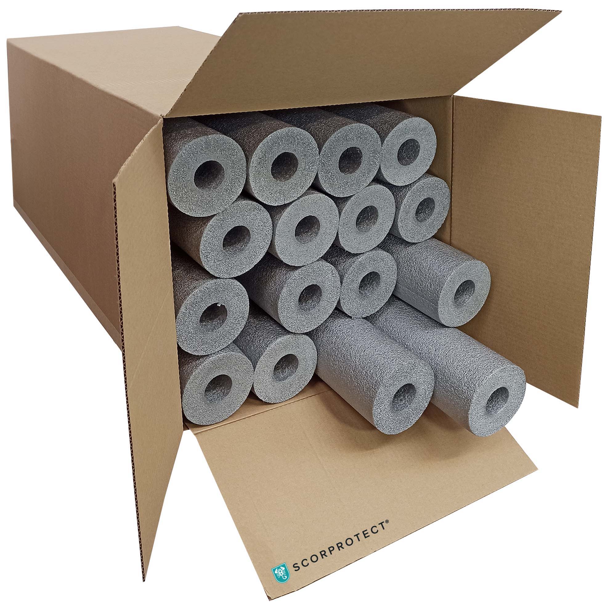 PE Rohrisolierung geschlitzt 1 m ganzer Karton Farbe grau 35 mm x 30 mm PE Rohrisolierung geschlitzt 1 m ganzer Karton Farbe grau 35 mm x 30 mm