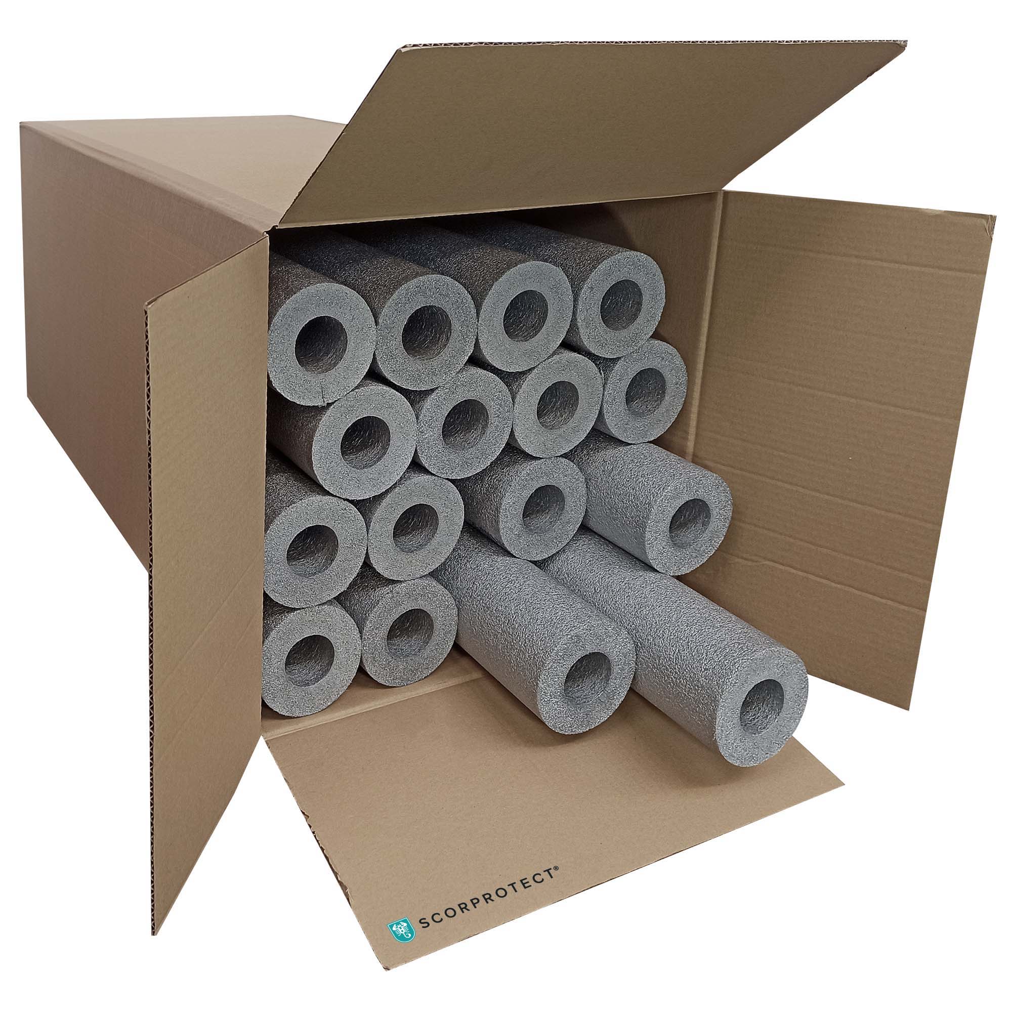 PE Rohrisolierung geschlitzt 1 m ganzer Karton Farbe grau 42 mm x 25 mm PE Rohrisolierung geschlitzt 1 m ganzer Karton Farbe grau 42 mm x 25 mm