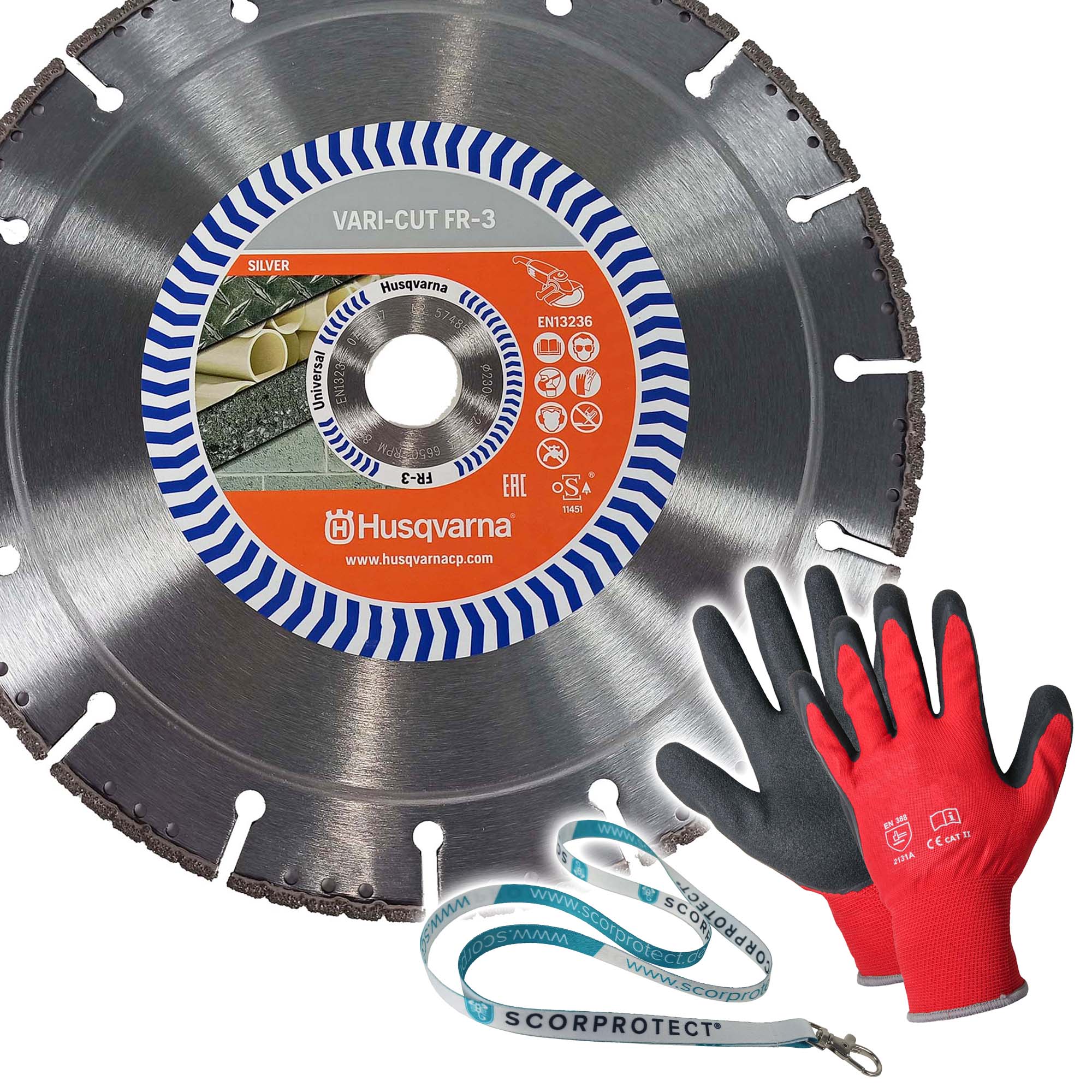 Original Vari-Cut FR3 Rettungsscheibe Trennscheibe 230 mm für Husqvarna Trennschleifer Original Vari-Cut FR3 Rettungsscheibe Trennscheibe 230 mm für Husqvarna Trennschleifer