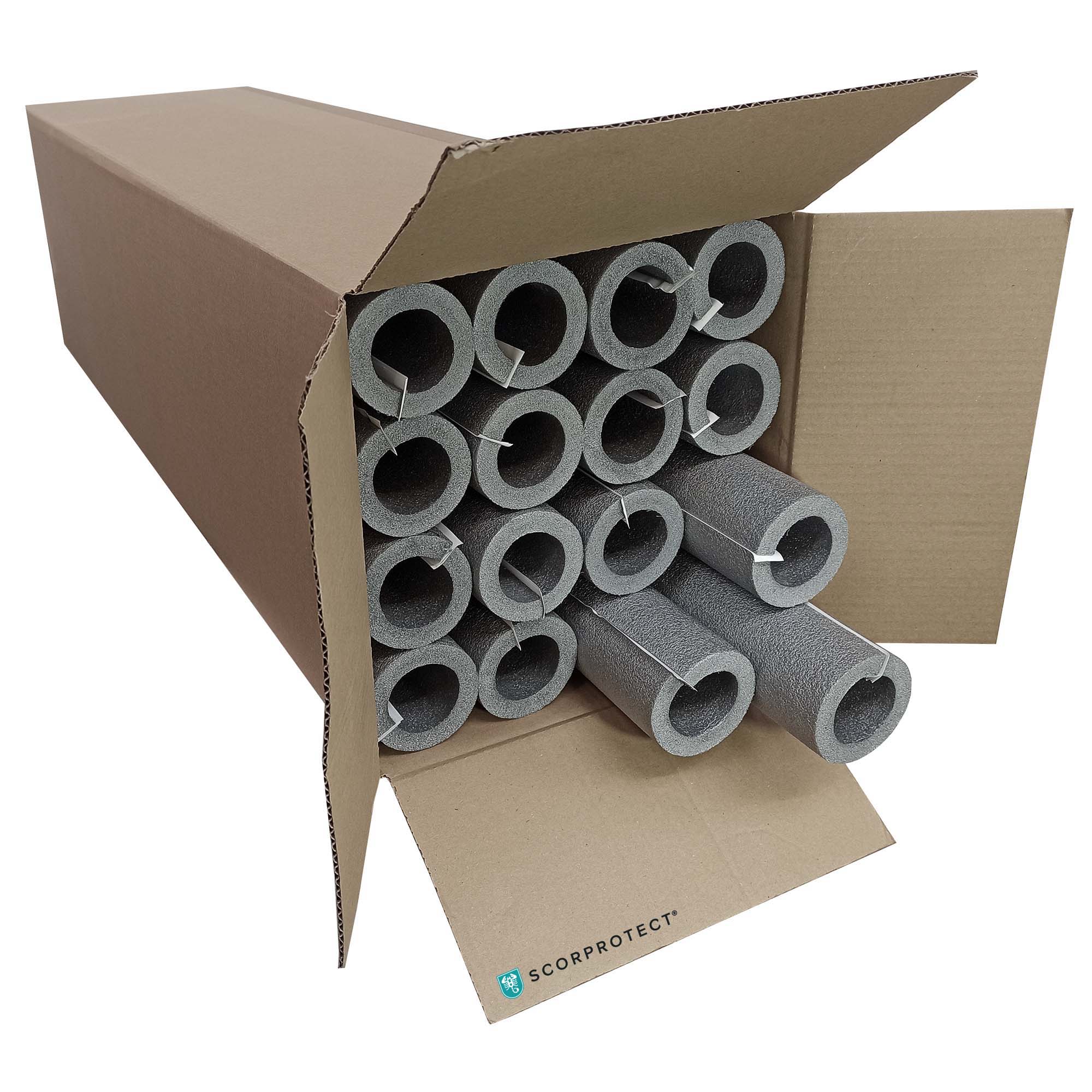 PE Rohrisolierung selbstklebend 1 m ganzer Karton Farbe grau 42 mm 13 mm PE Rohrisolierung selbstklebend 1 m ganzer Karton Farbe grau 42 mm 13 mm
