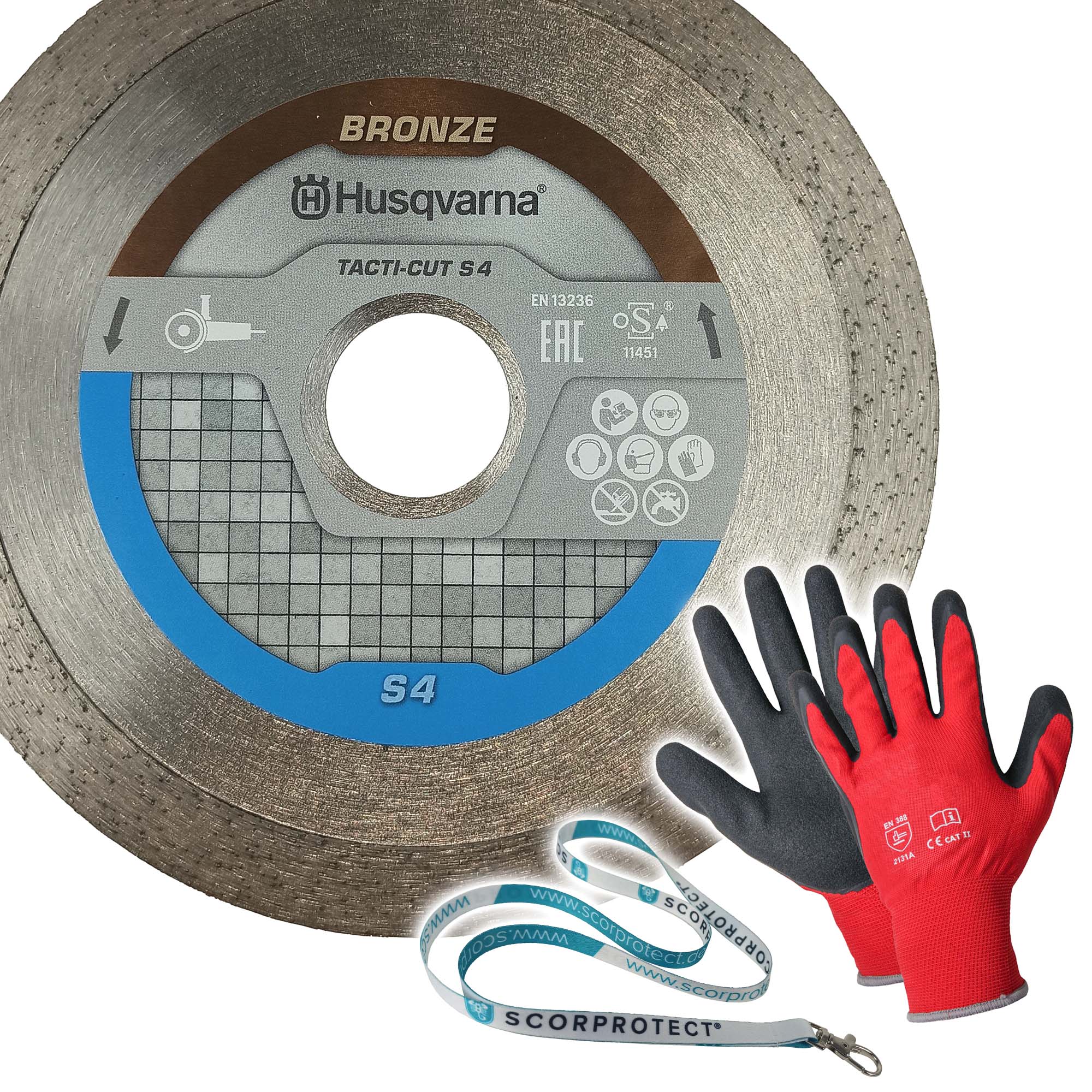 Original Tacti-Cut S4 für Husqvarna Winkelschleifer Original Tacti-Cut S4 für Husqvarna Winkelschleifer