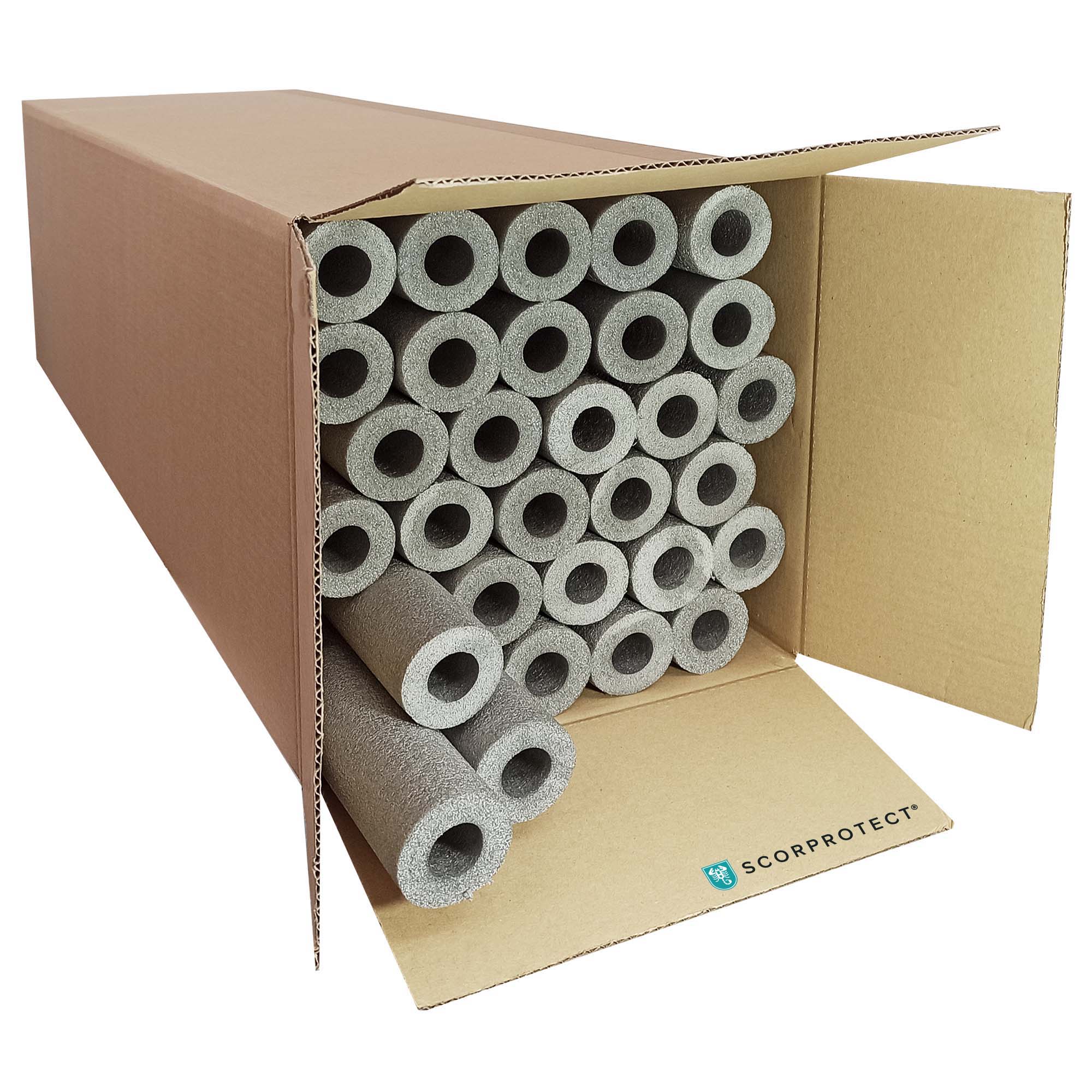 PE Rohrisolierung geschlitzt 1 m ganzer Karton Farbe grau 22 mm x 13 mm PE Rohrisolierung geschlitzt 1 m ganzer Karton Farbe grau 22 mm x 13 mm